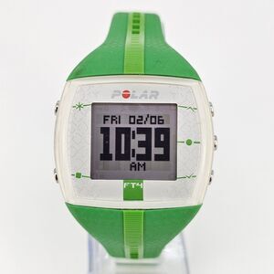 Polar FT4 38MM Digital Watch Unisex Heart Rate Monitor Green New Battery